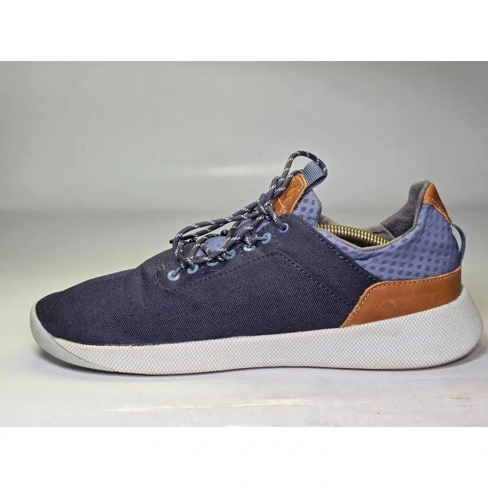 Olukai Nanea LI Mens Shoes Size 9.5 Navy Lace Up Low Top Walking Casual Sneakers
